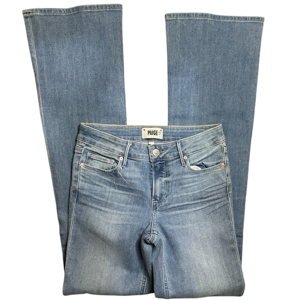 PAIGE Skyline Bootcut Jeans in Satellite Light Blue Sz. 25 / 4 - Picture 6 of 15